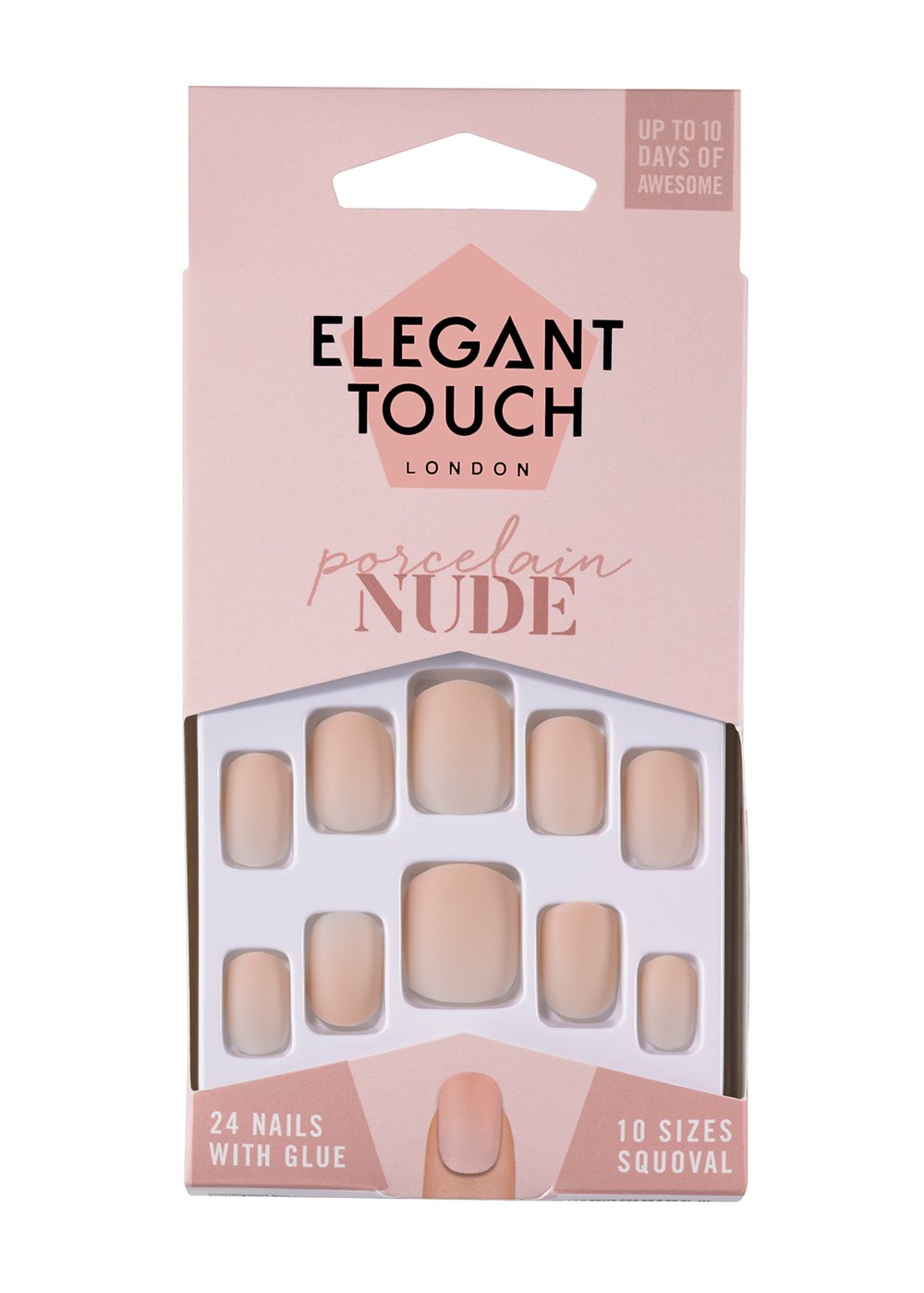 Elegant Touch Nude Nails Collection, Porcelain