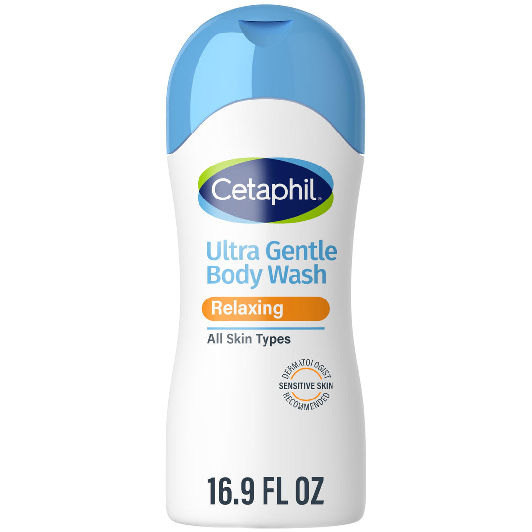 Cetaphil Ultra Gentle Refreshing Body Wash, Fragrance Free, 16.9 fl oz
