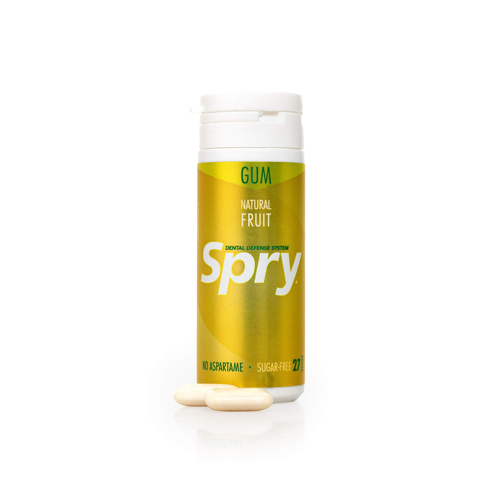 Xlear Spry Gum, Fruit, 30 Count
