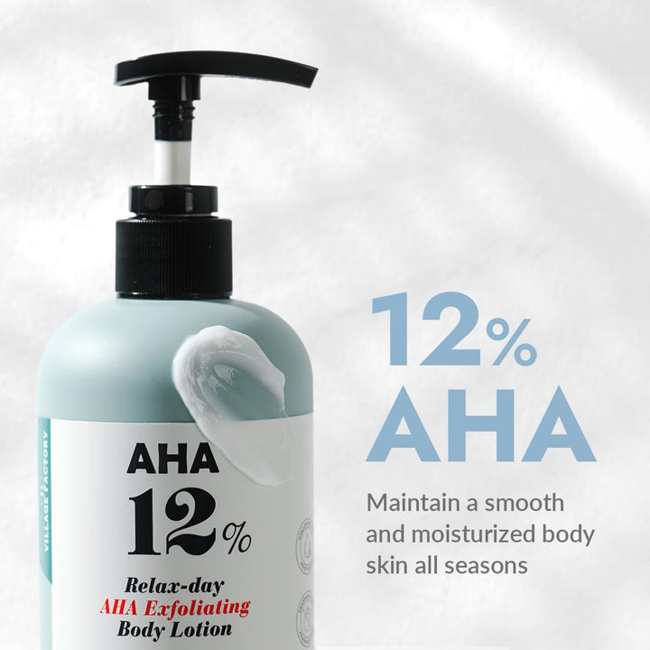 VILLAGE11FACTORY Relax Day AHA 12% Exfoliating Body Lotion