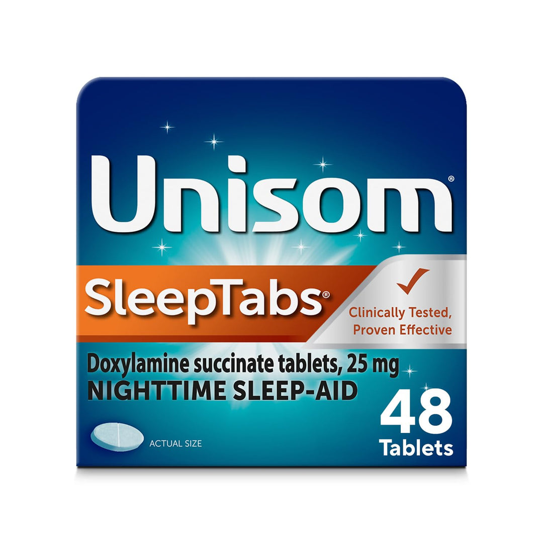 Unisom SleepTabs Doxylamine Succinate, 48 Count