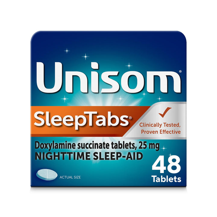 Unisom SleepTabs Doxylamine Succinate, 48 Count
