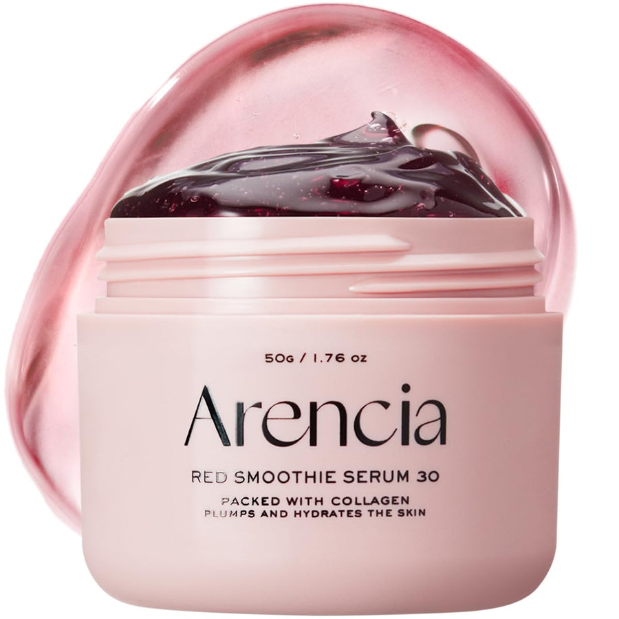 ARENCIA Overnight Red Smoothie Face Mask Serum, 30% Red Collagen