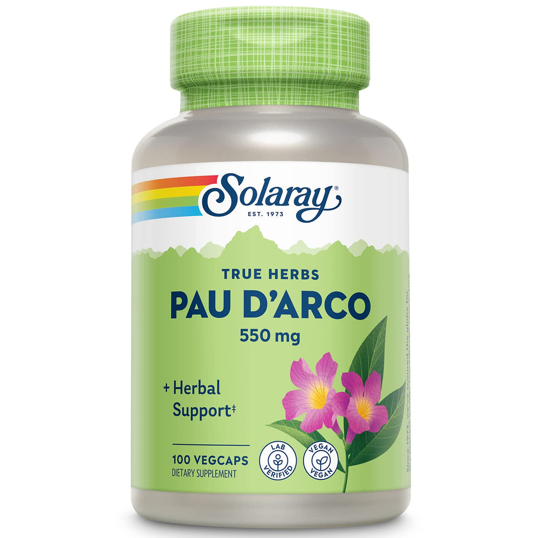 SOLARAY Pau D'Arco, 550 mg, 100 Count