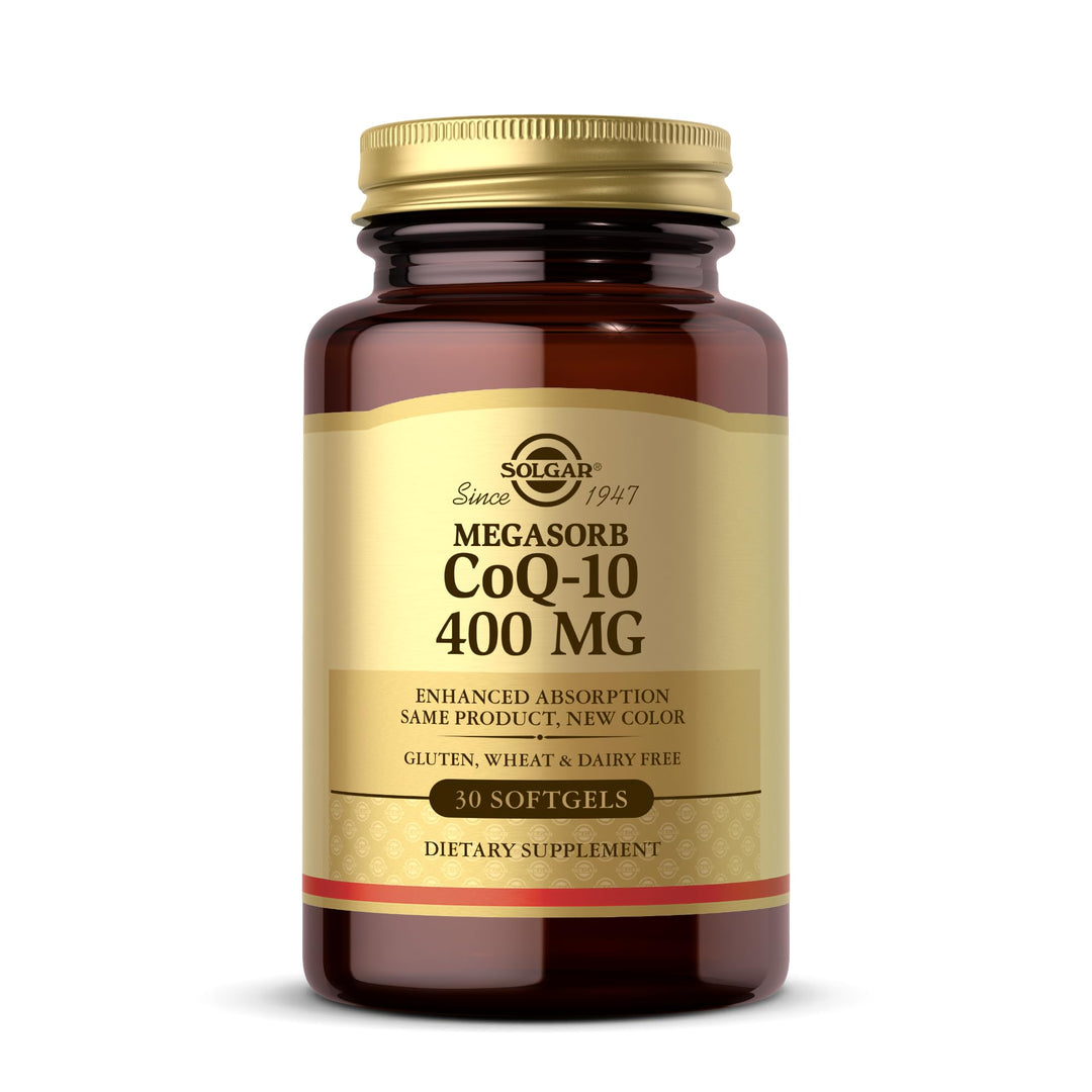 Solgar Megasorb CoQ-10 Softgels, 400 mg, 30 Count