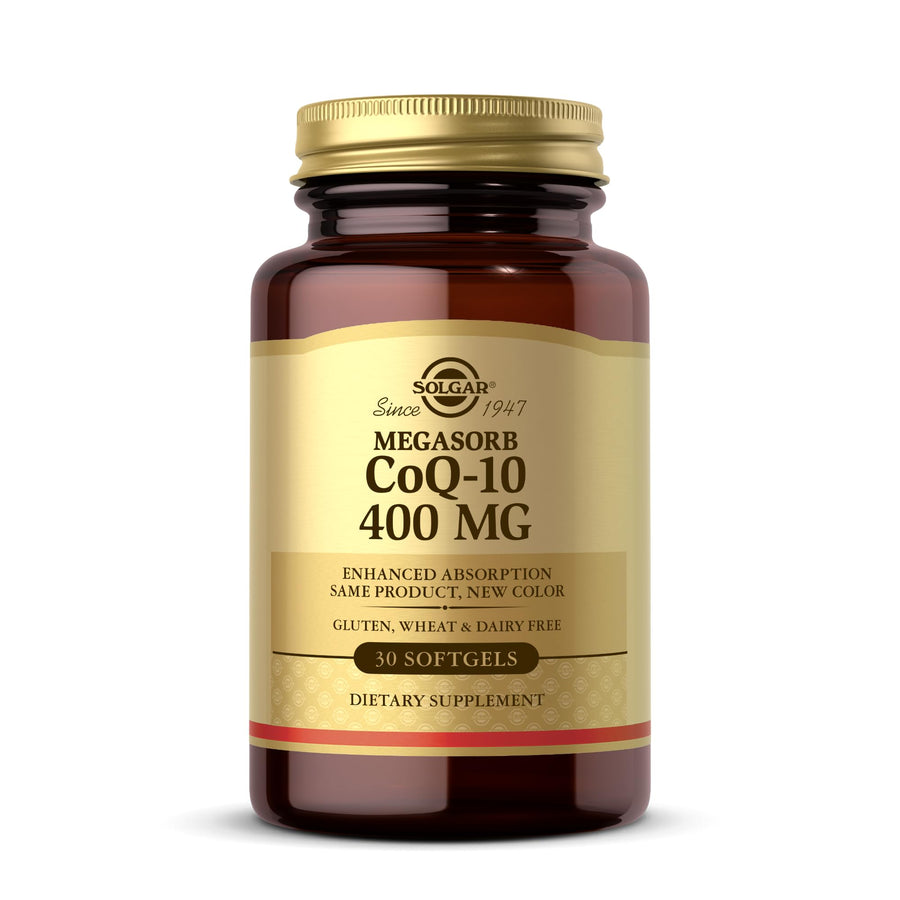 Solgar Megasorb CoQ-10 Softgels, 400 mg, 30 Count