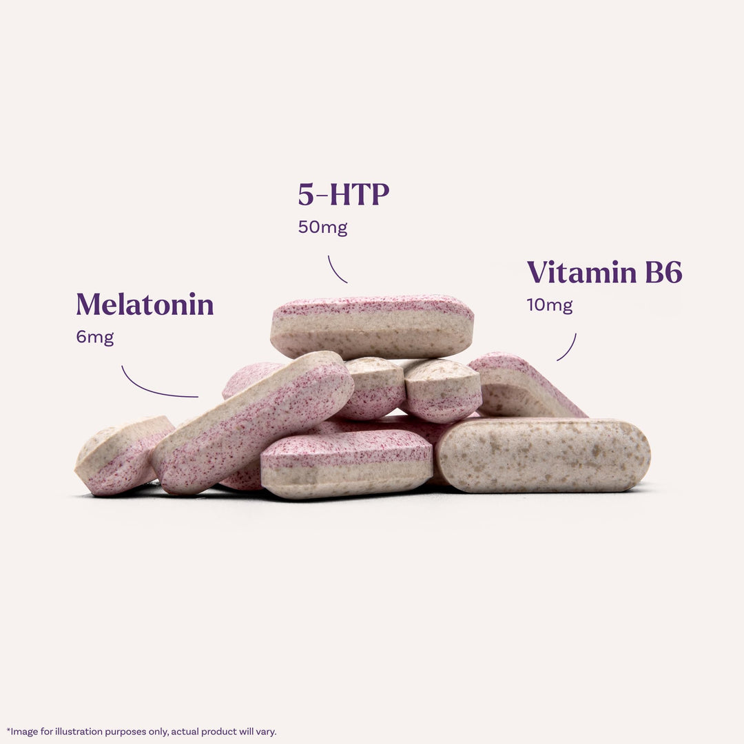Natrol Melatonin + 5 HTP Advanced Sleep Time Release Bi-Layer Tablets, 6 mg, 60 Count