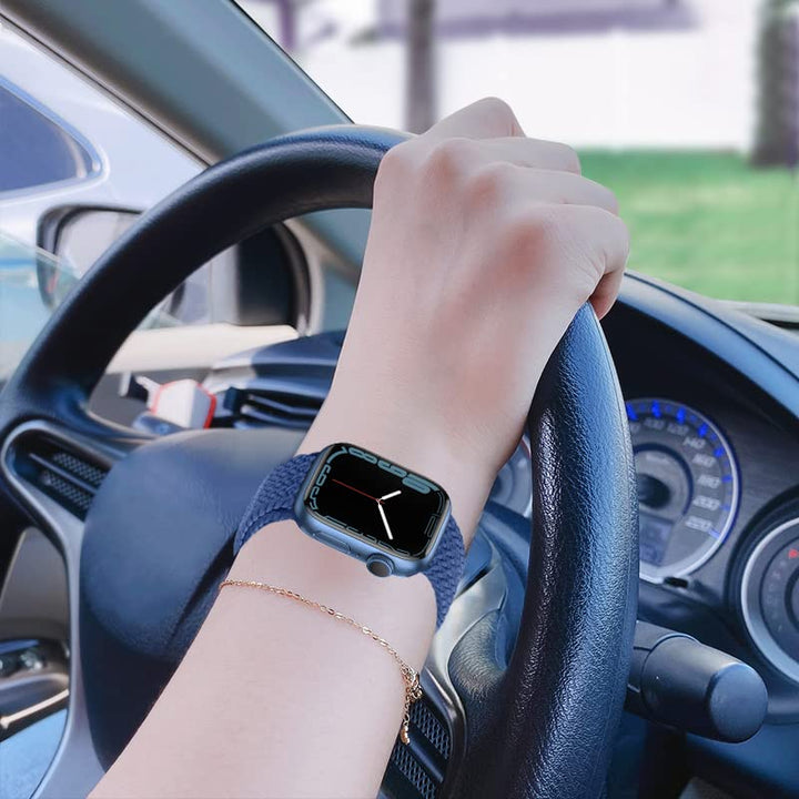 Wowstrap Braided Watch Band, Elastic Nylon, 38mm/40mm/41mm/42mm/44mm/45mm/46mm/49mm