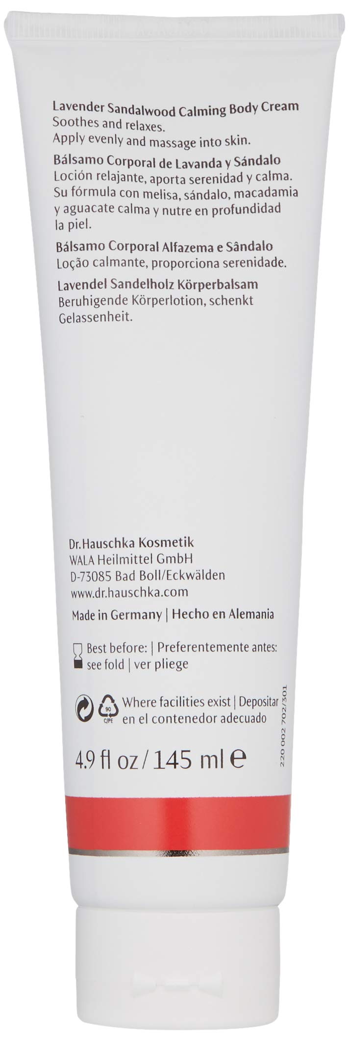 Dr. Hauschka Lavender Sandalwood Nurturing Body Cream, 145 ml
