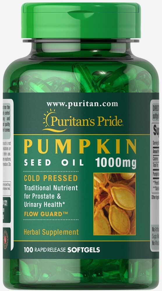 Puritan's Pride Pumpkin Seed Oil, 100 Count