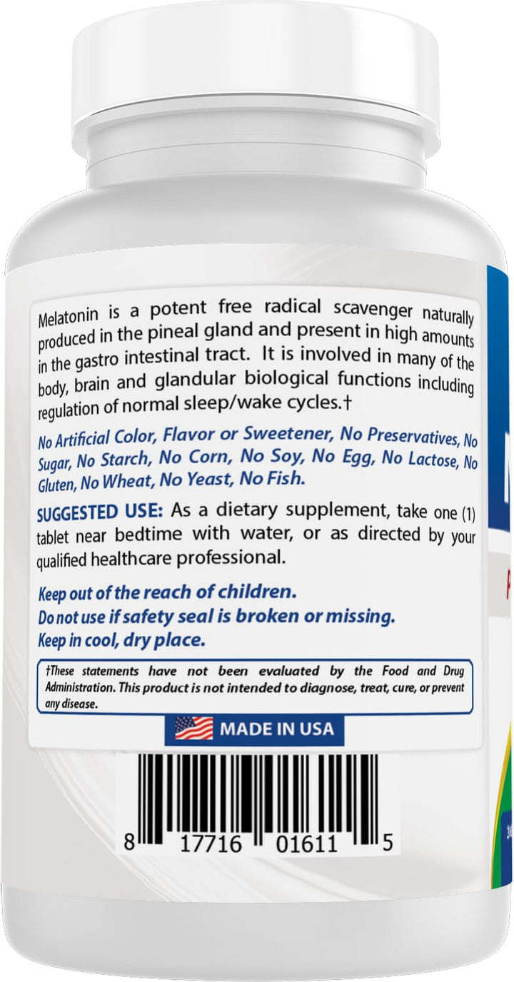 Best Naturals Melatonin 12 mg, 365 Count