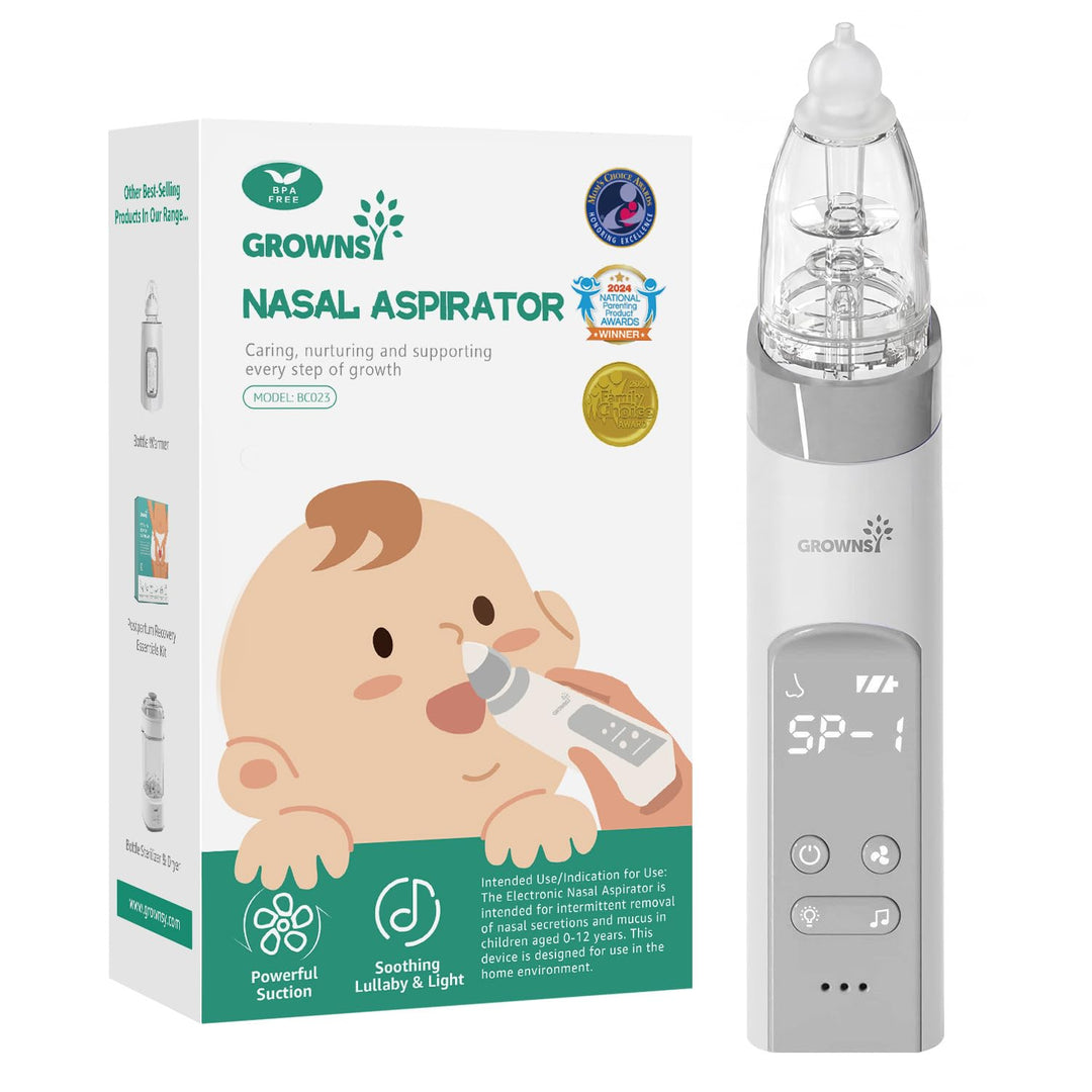 GROWNSY Electric Nasal Aspirator, 3 Count