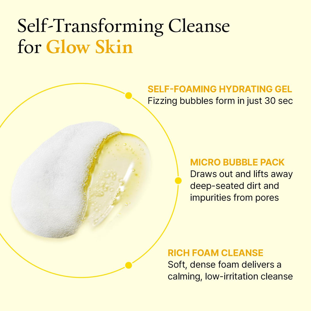 FULLY Lemon Vita Bubble Mask Cleanser, 5.07 fl oz