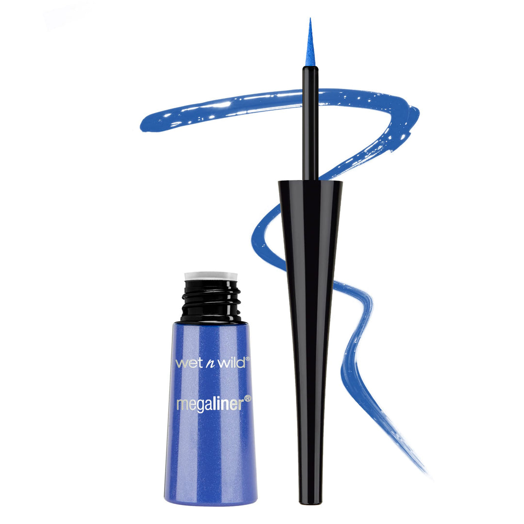 wet n wild MegaLiner Liquid Eyeliner, Voltage Blue