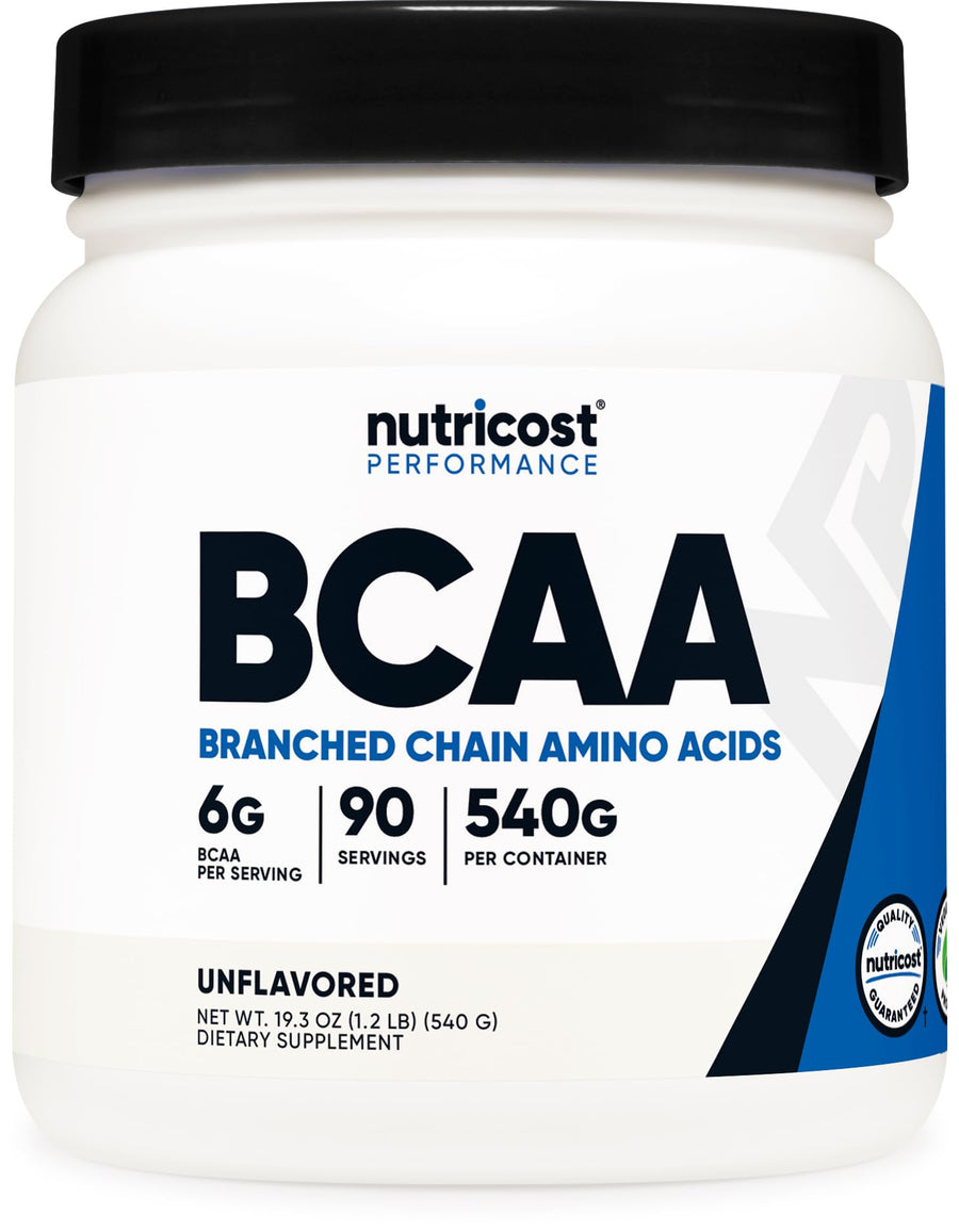 Nutricost BCAA Powder 2:1:1, No Flavor Added, 90 Servings