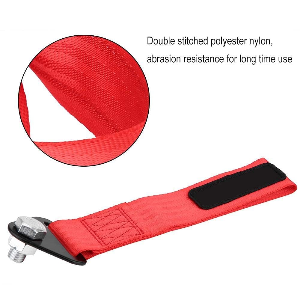 Aramox Tow Strap, Red, 10,000 lbs
