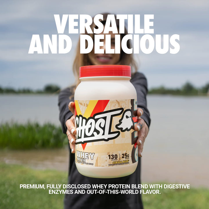 GHOST 100% Whey Protein, Cereal Milk, 924 g