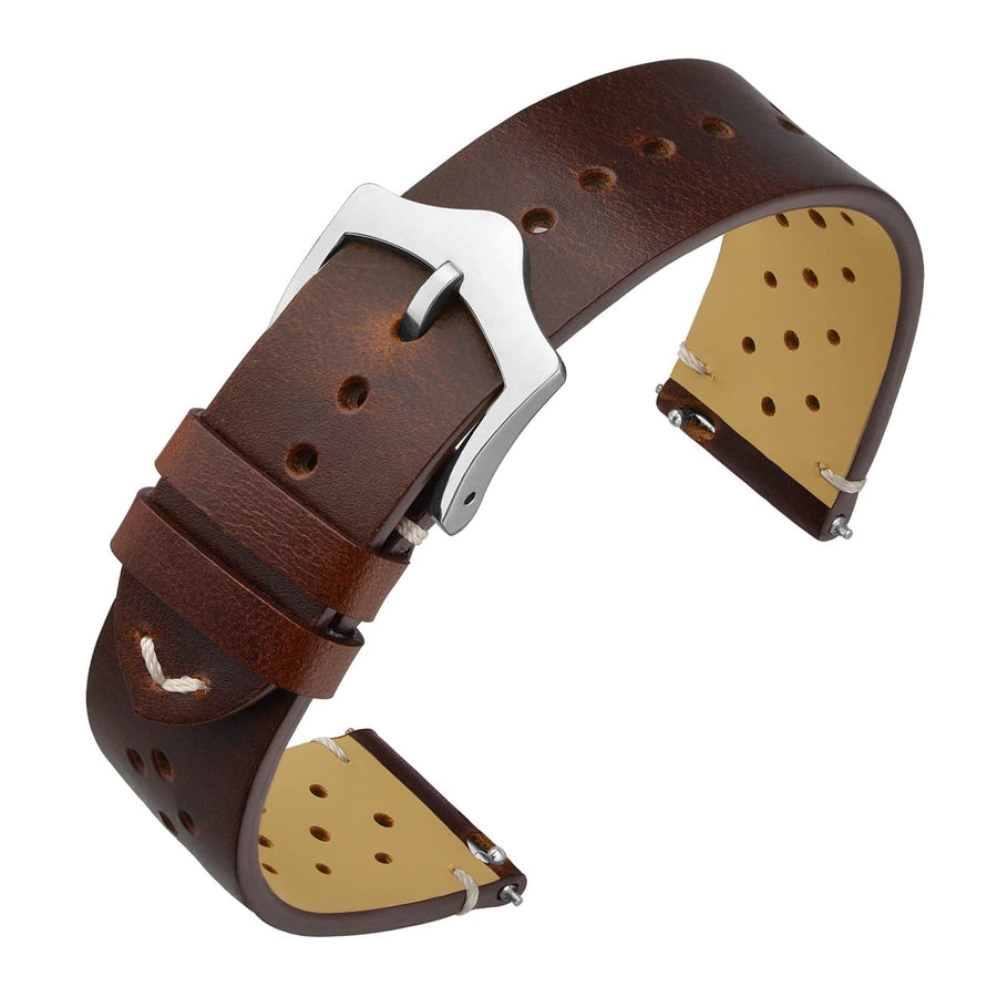 ANNEFIT Vintage Leather Watch Strap, 20mm