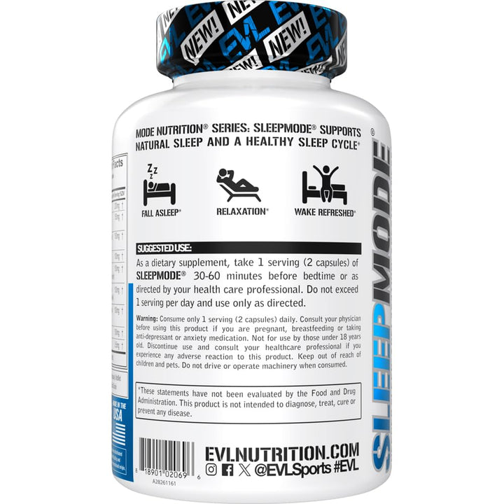 Evlution Herbal Complex Sleep Supplement, 30 Count