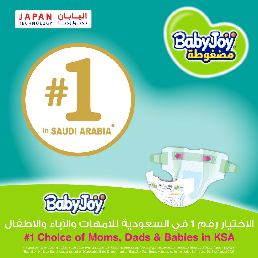 BabyJoy Compressed Diaper, New Born Size 1, 68 Count