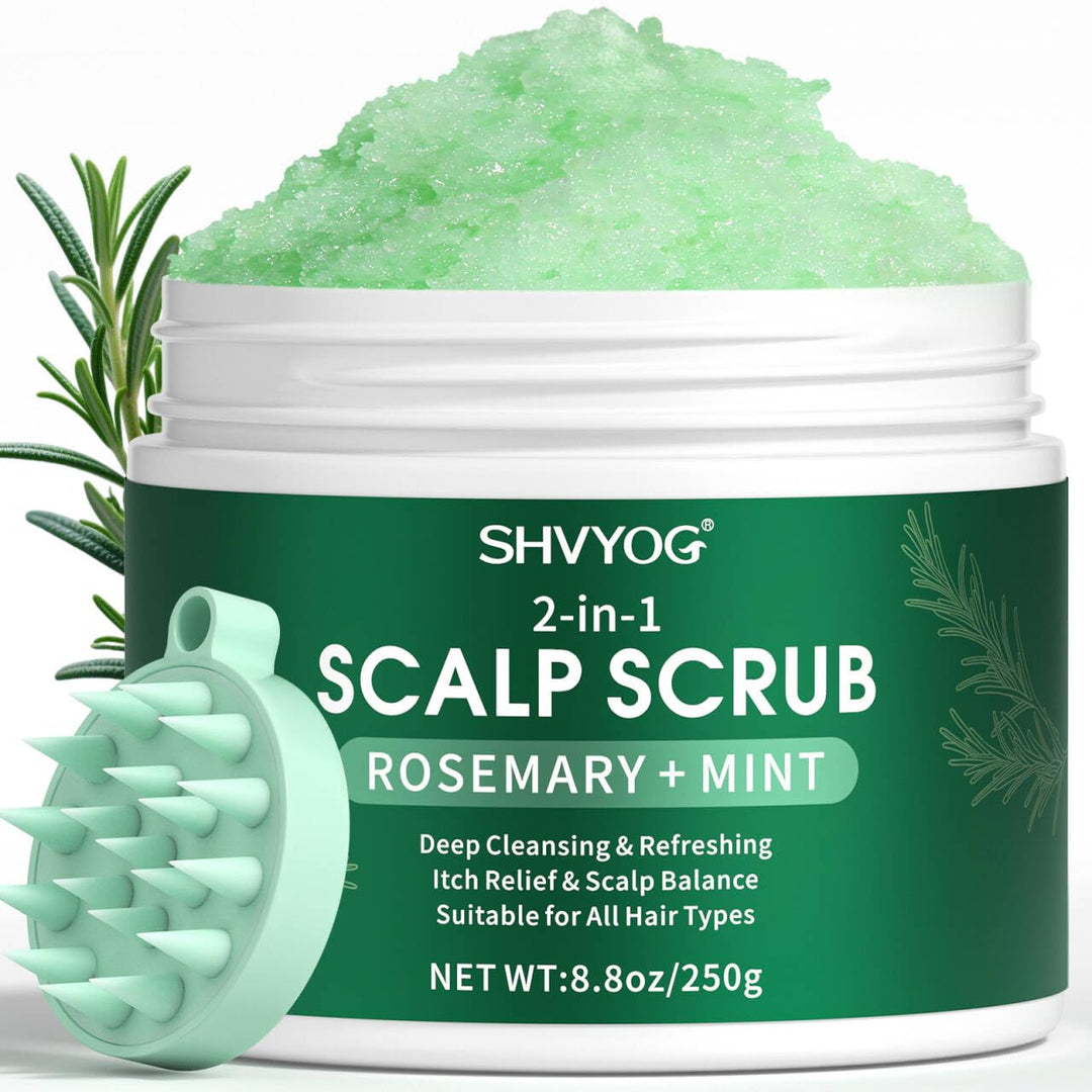 SHVYOG Scalp Scrub, Anti-Dandruff Rosemary Exfoliator