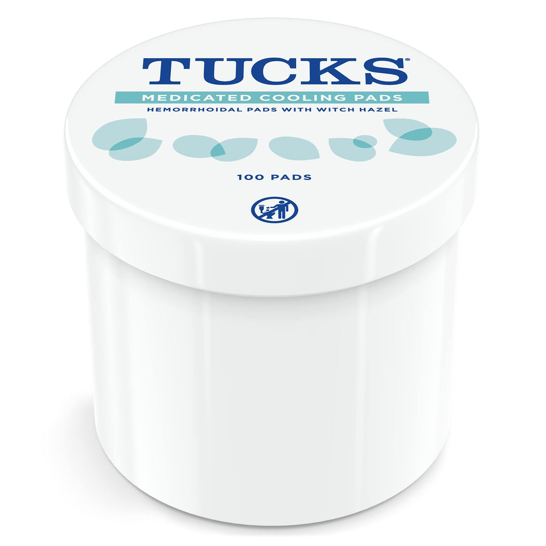TUCKS Medicated Cooling Pads, 100 Count