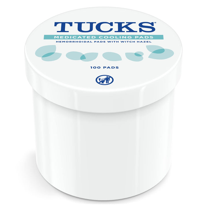 TUCKS Medicated Cooling Pads, 100 Count