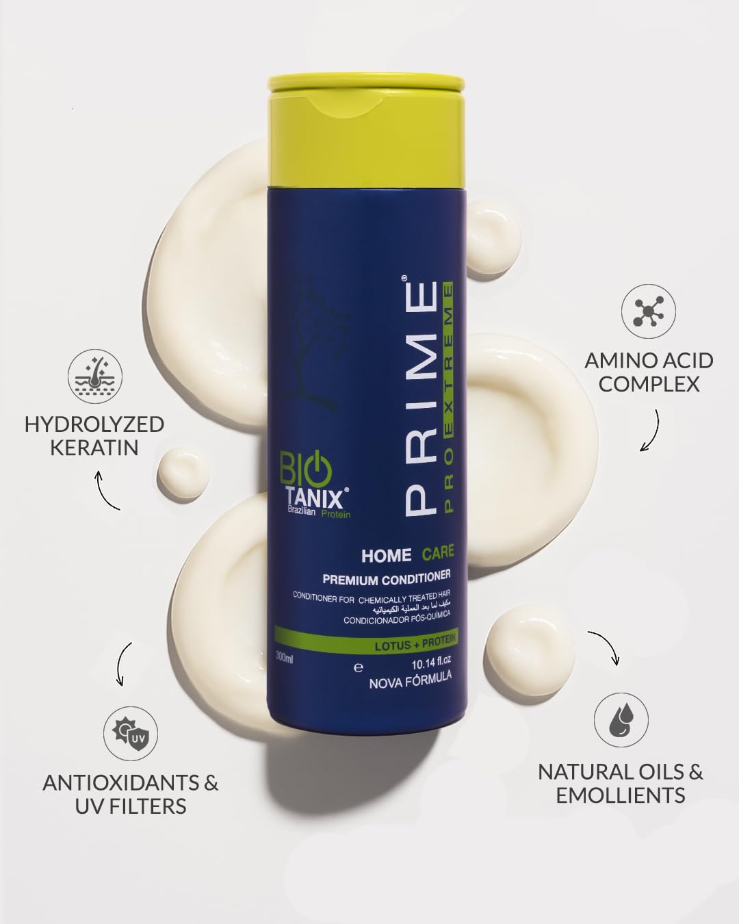 Prime Pro Extreme Bio Tanix Home Care Premium Shampoo, Lotus, Conditioner