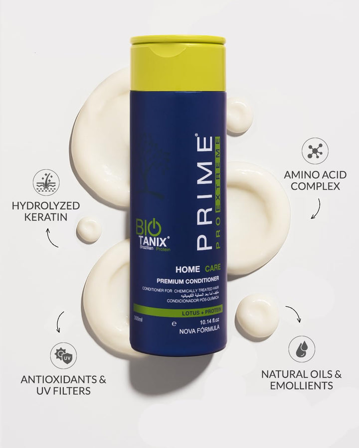 Prime Pro Extreme Bio Tanix Home Care Premium Shampoo, Lotus, Conditioner