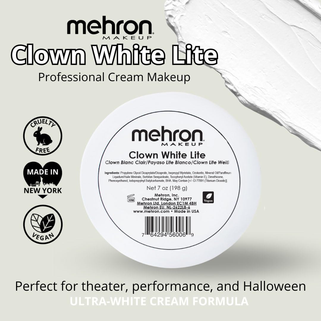 Clown White Light, Large, 7 oz
