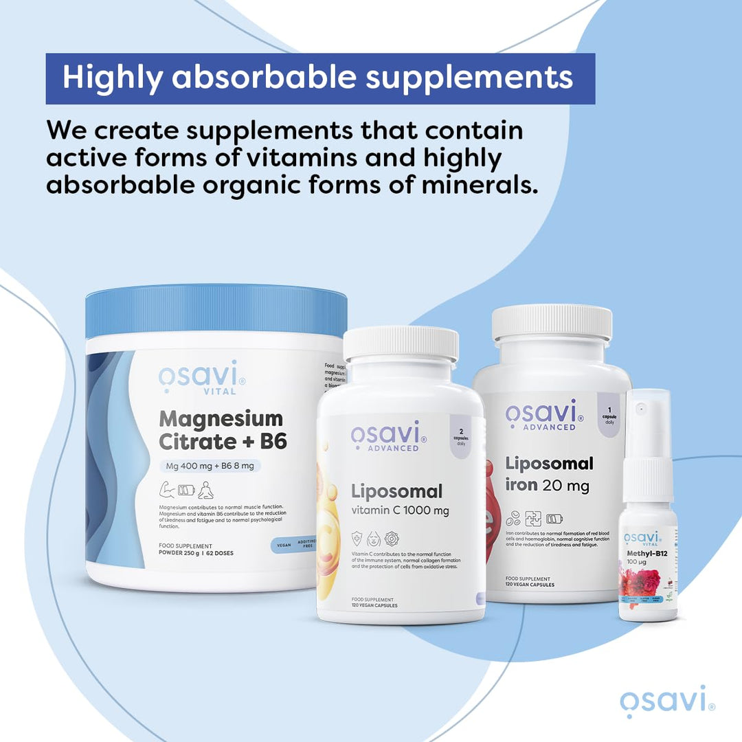 OSAVI B-Complex with Choline & Inositol, 60 Count