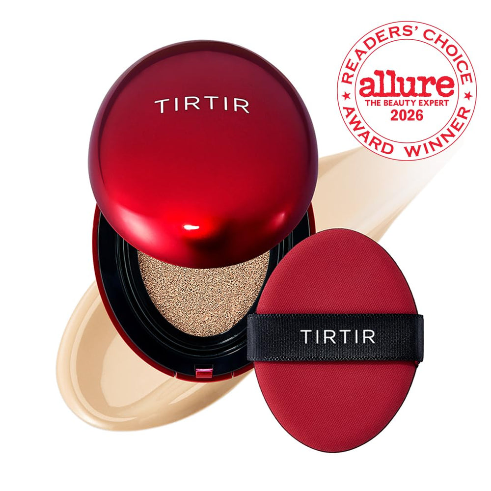TIRTIR Mask Fit Red Cushion Foundation, #21W Natural Ivory, 0.63 fl oz