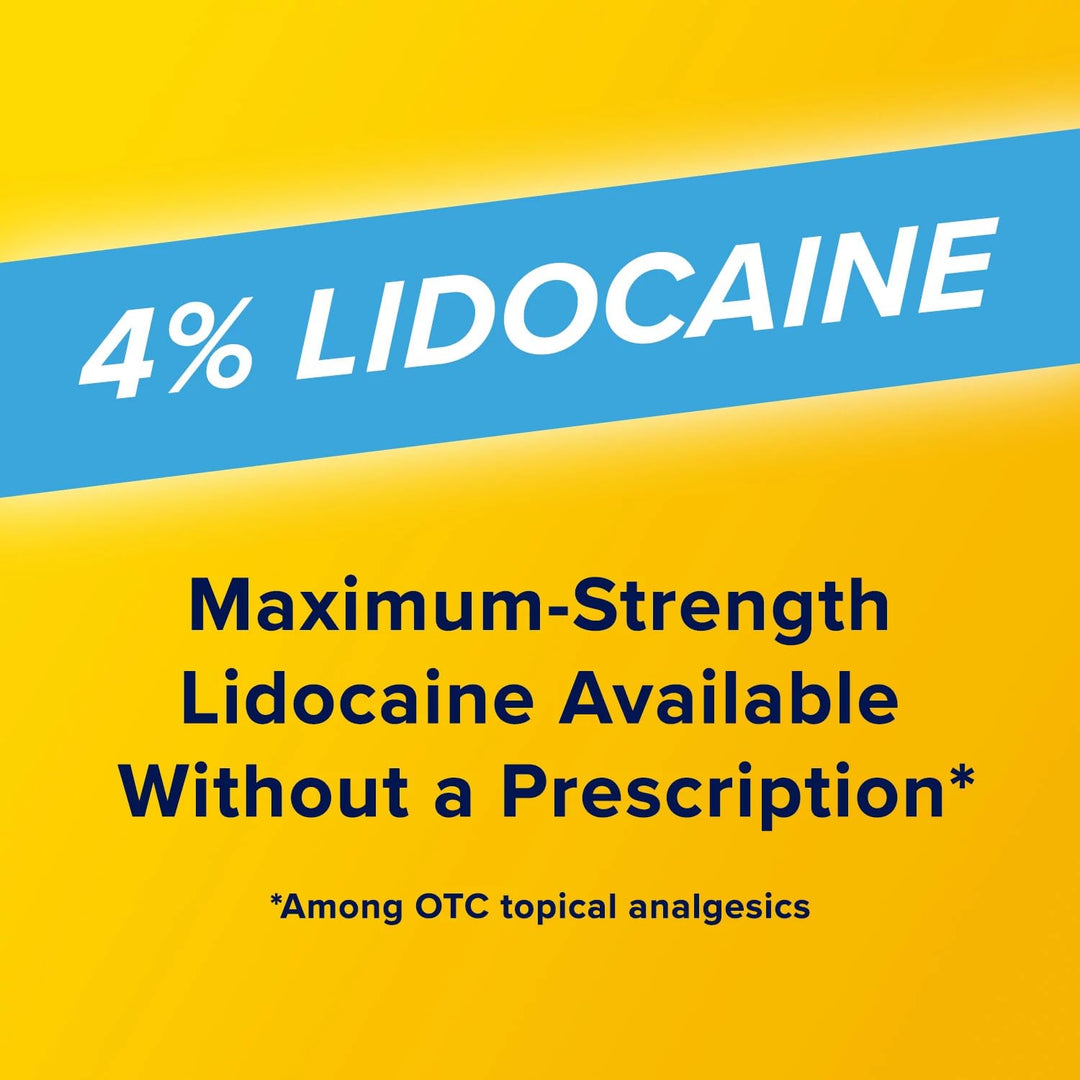 Aspercreme Lidocaine Pain Relief Patch, 4 Count