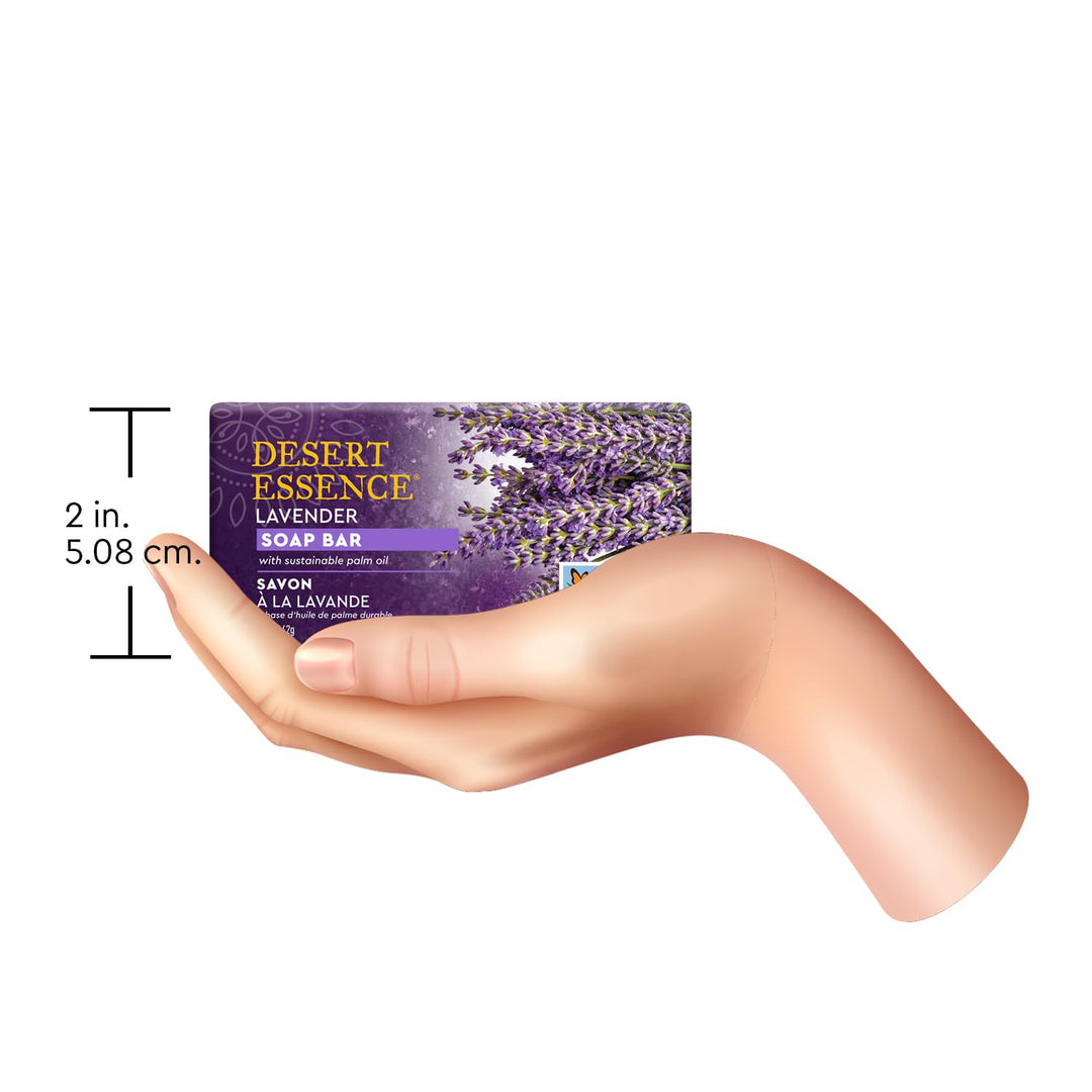 Desert Essence Lavender Soap Bar, Lavender, 5 oz
