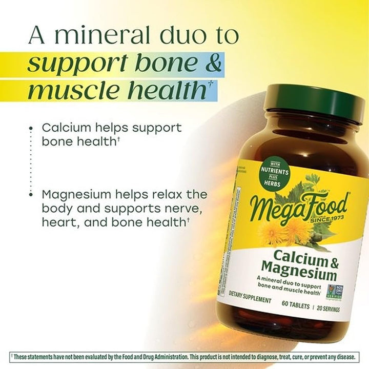 Megafood Calcium Magnesium, 90 Count
