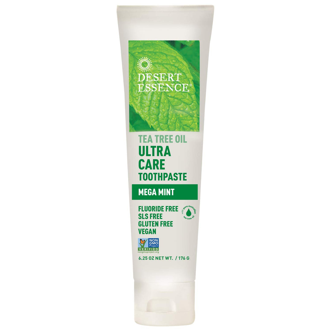 Desert Essence Ultra Care Toothpaste, Mega Mint, 6.25 oz