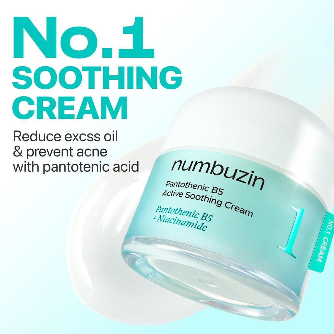 numbuzin No.1 Pantothenic B5 Active Soothing Cream, 2.70 fl oz
