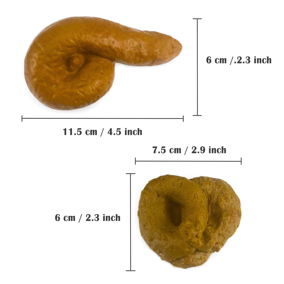 NAKIMO Fake Poop Prank Toy, Pack of 2