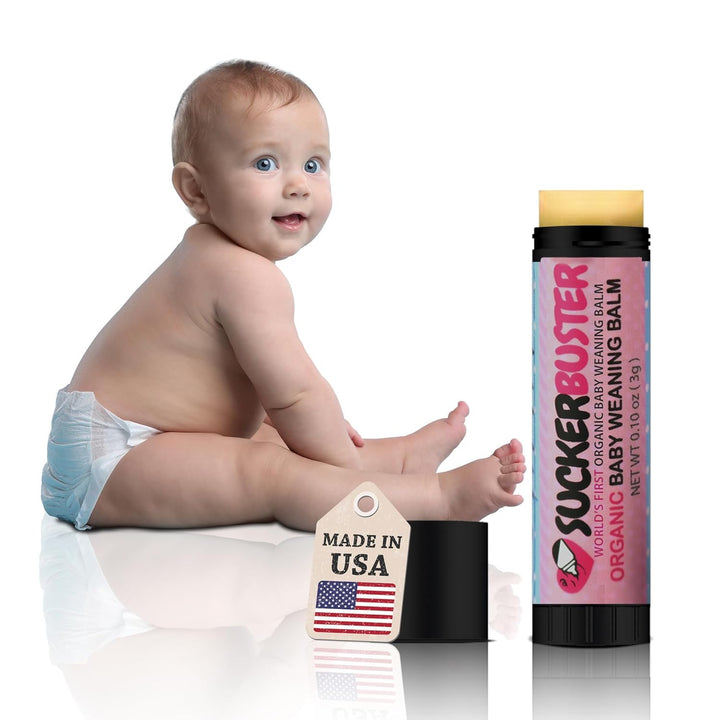 Suckerbuster Baby Breastfeeding Weaning Balm Stick, 10 oz