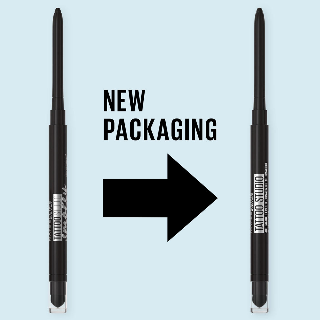 Maybelline Tattoo Studio Automatic Gel Pencil Waterproof Eyeliner, Expressotini Smokey Brown