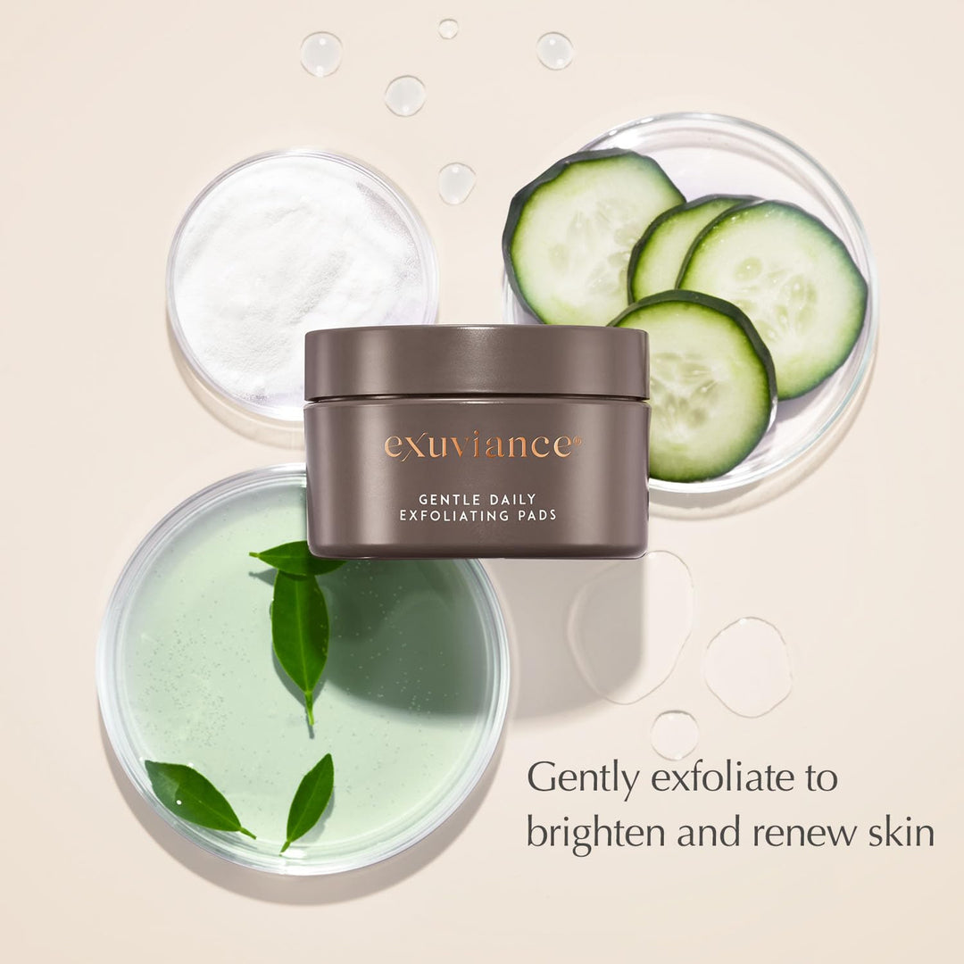 Exuviance Gentle Daily Exfoliating Face Pads, 60 Count
