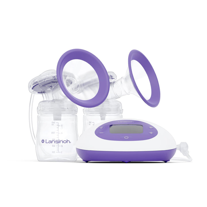 Lansinoh SignaturePro Double Electric Breast Pump, 25mm Flanges, 2 Count