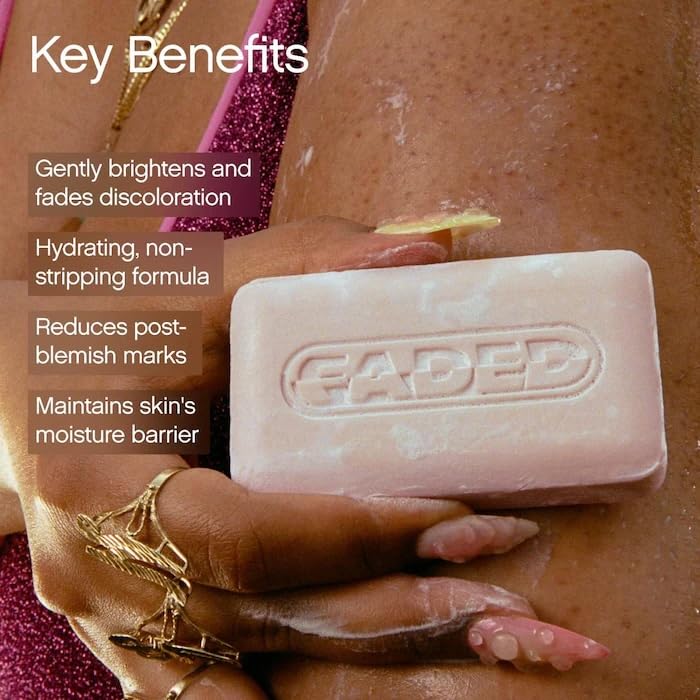 Topicals Faded Brightening Cleansing Bar, Fragrance-Free, 2 Count