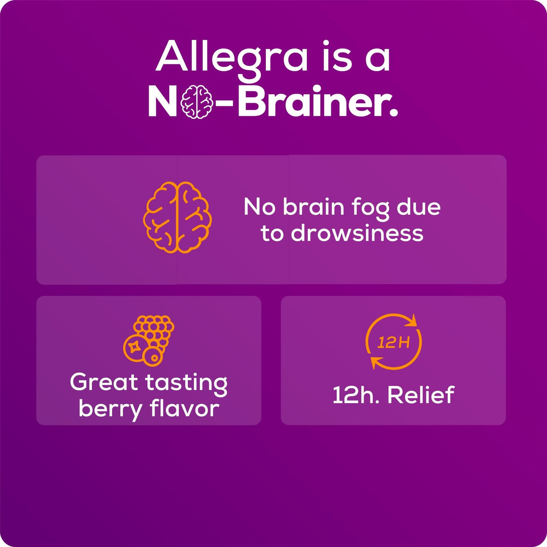 Allegra Children's Non-Drowsy Antihistamine Liquid, 30 mg, 4 fl oz