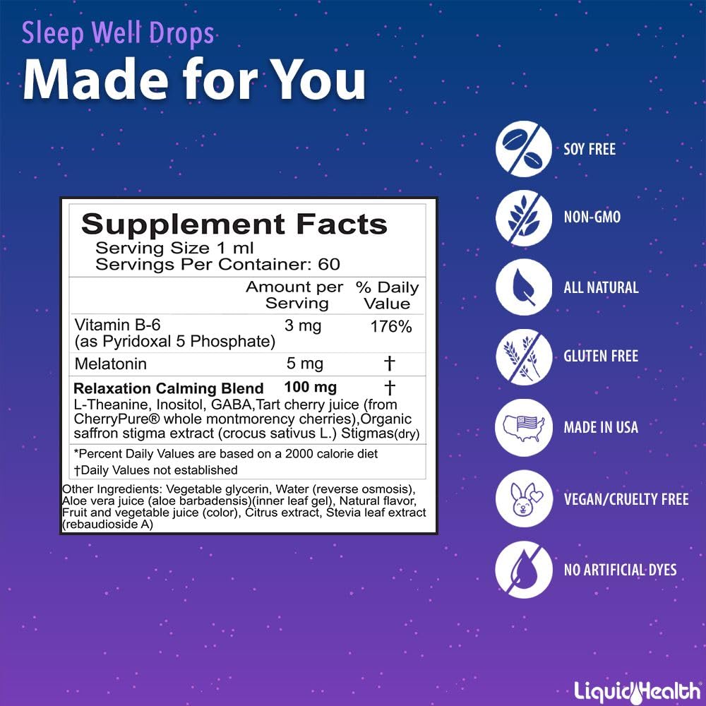 LIQUIDHEALTH Sleep Well, 59 ml