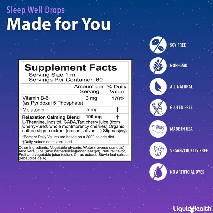 LIQUIDHEALTH Sleep Well, 59 ml