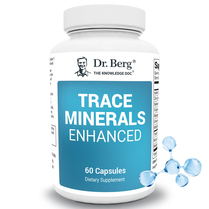 Dr. Berg Nutritionals Trace Minerals Enhanced, 100 mg, 60 Count