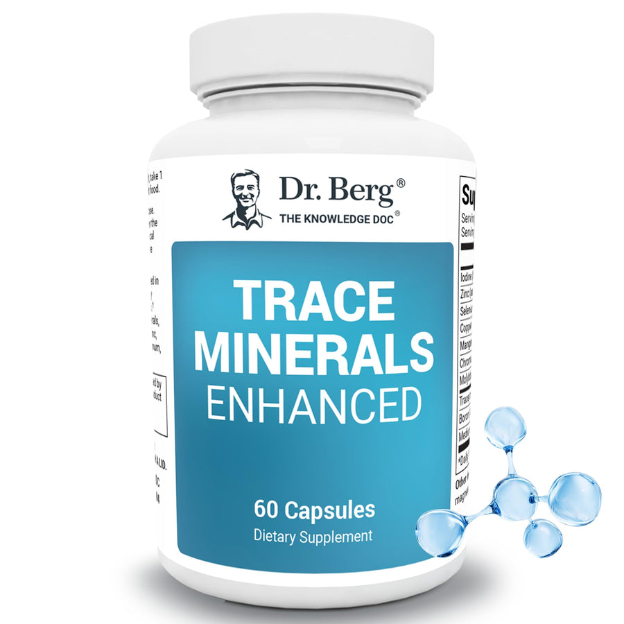 Dr. Berg Nutritionals Trace Minerals Enhanced, 100 mg, 60 Count