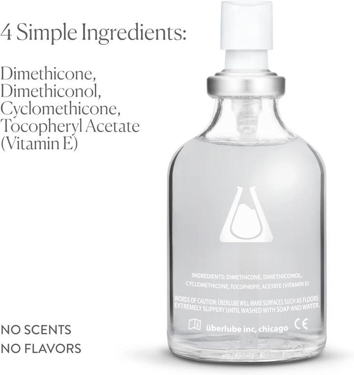 Uberlube Silicone Lubricant, Unscented, 112 ml