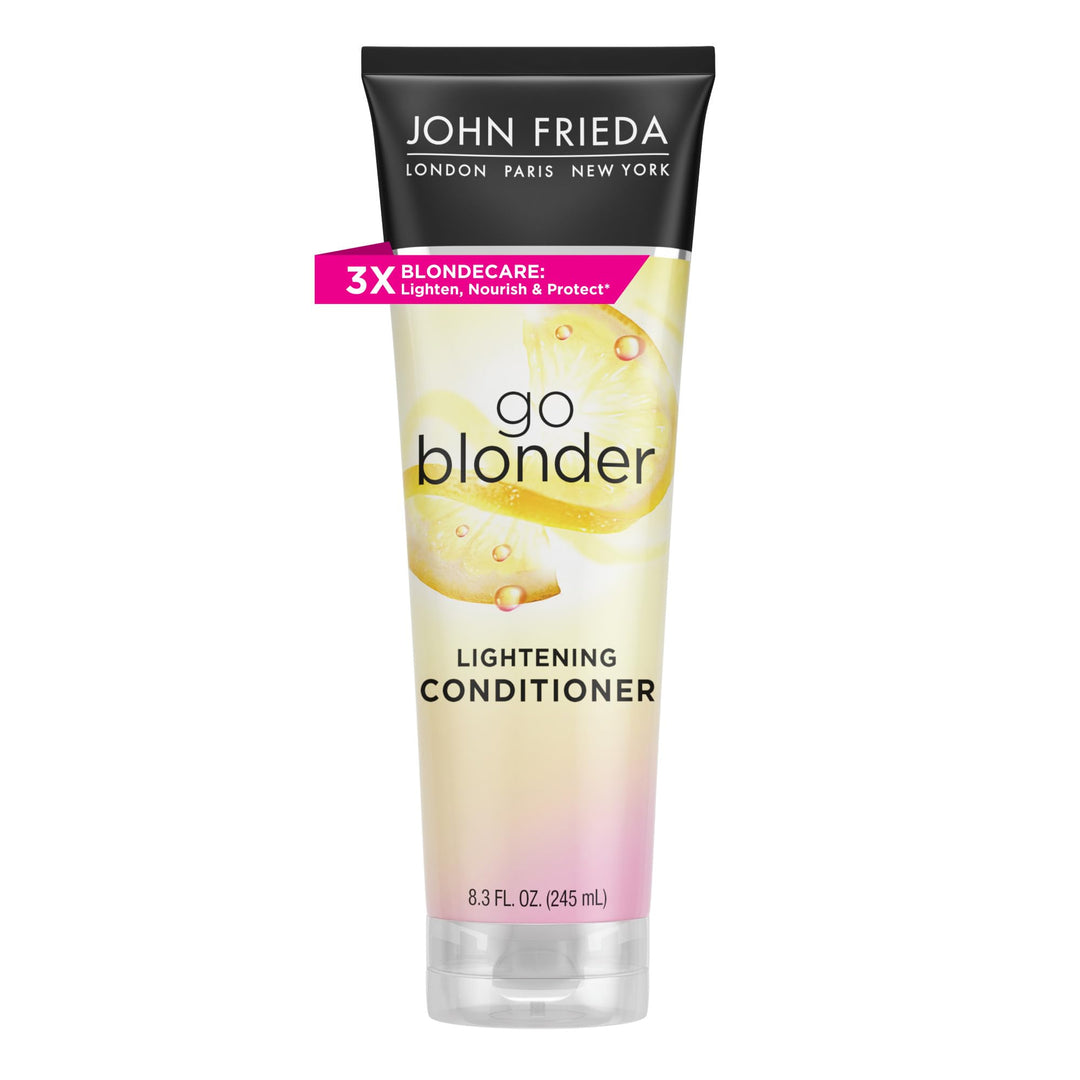 John Frieda Sheer Blonde Go Blonder Lightening Conditioner, Citrus and Chamomile, 8.3 fl oz